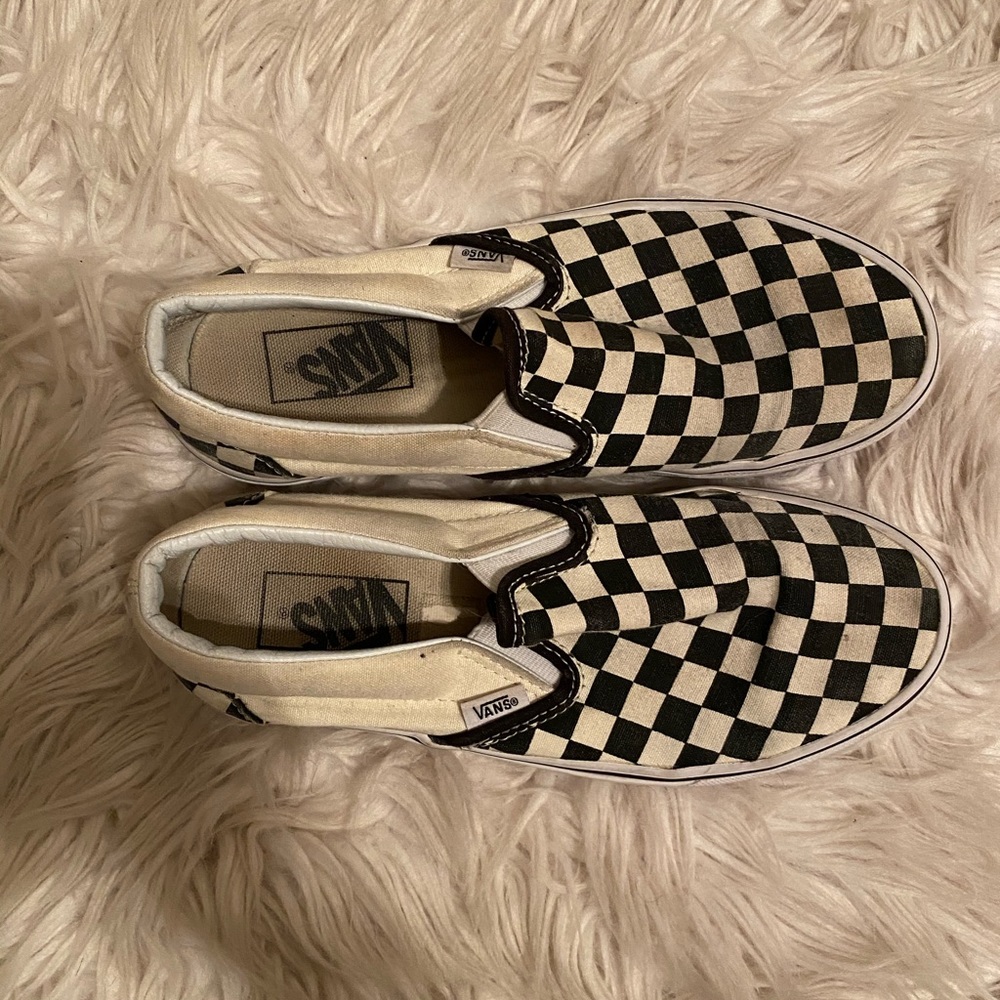 Checkerboard Slip-on Vans (last pair)